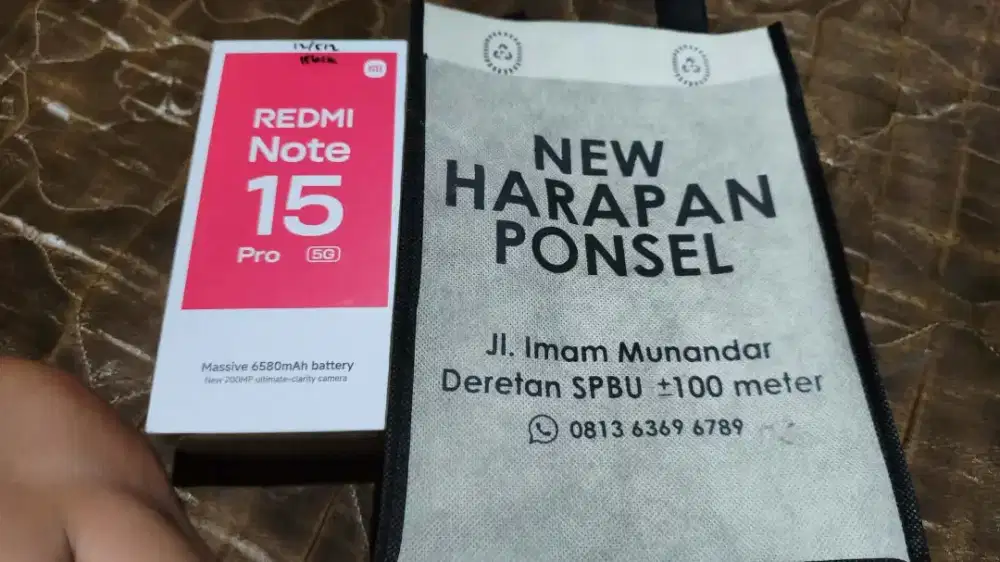 Redmi Note 15 Pro 5G 12/512 Fullset Garansi 15Bln