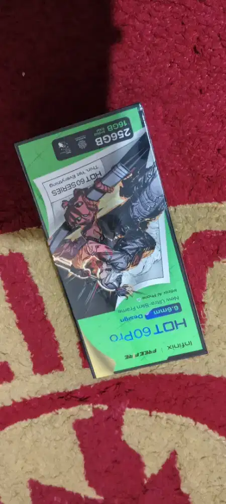 INFINIX HOT 60 PRO 8/255 SILVER GARANSI ON