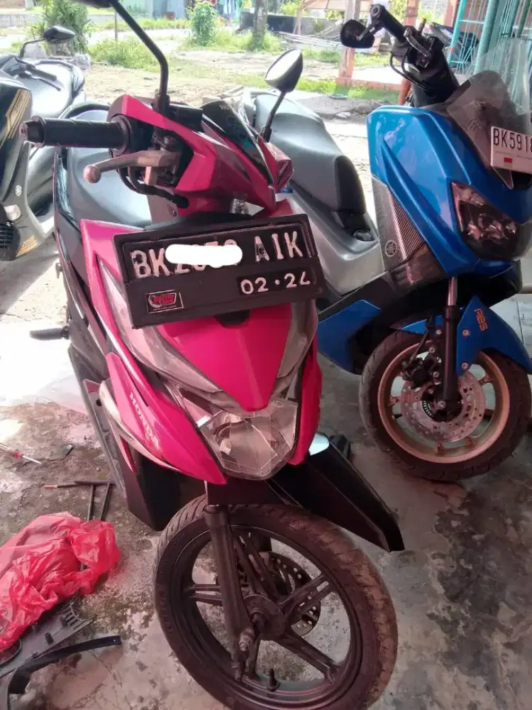 Dijual Honda BeAT 2019 – Warna Pink Magenta, Surat Lengkap