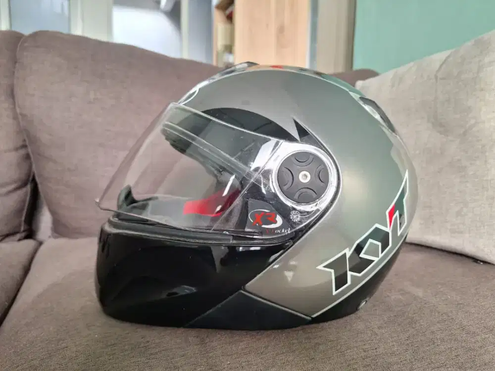 Helm KYT Xrocket GreyBlack/GunMetal Fullface