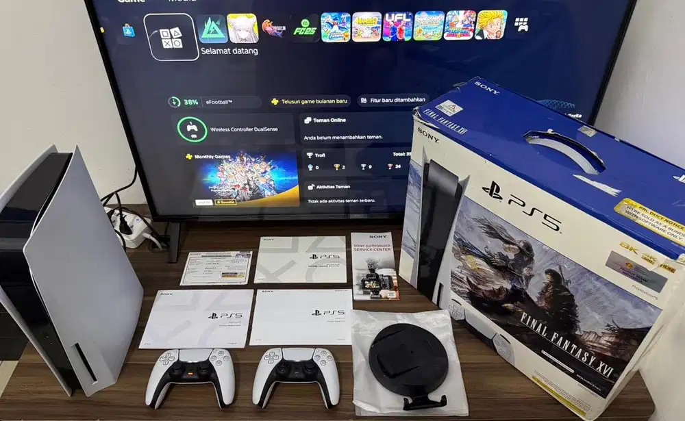 PS5 Disk Version + 2 Stick (Original)