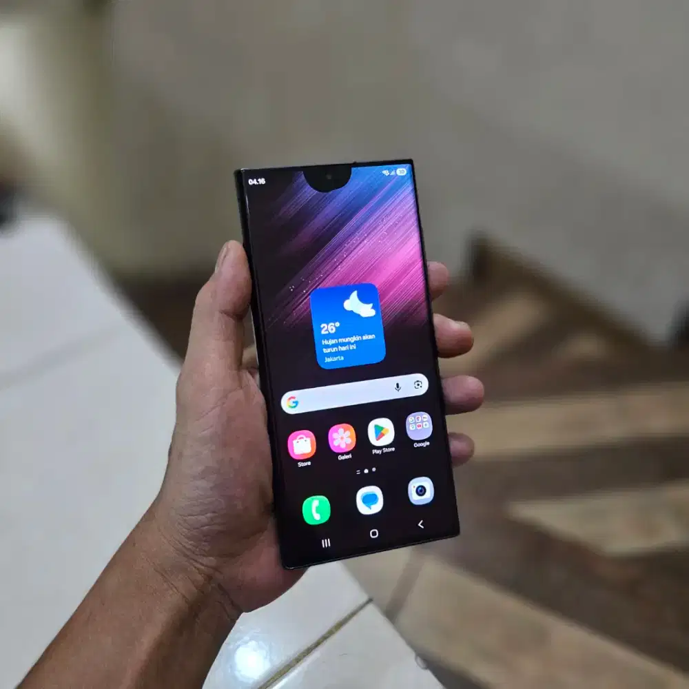 SAMSUNG GALAXY S22 ULTRA SEIN 12/512 GB MINUS TOMPEL  FUNGSI NORMAL