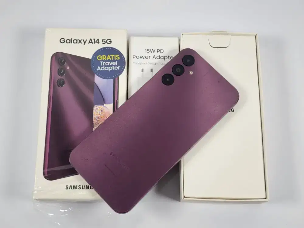 Samsung Galaxy A14 5G NFC 128GB fullset SEIN Batrei 5000mAh