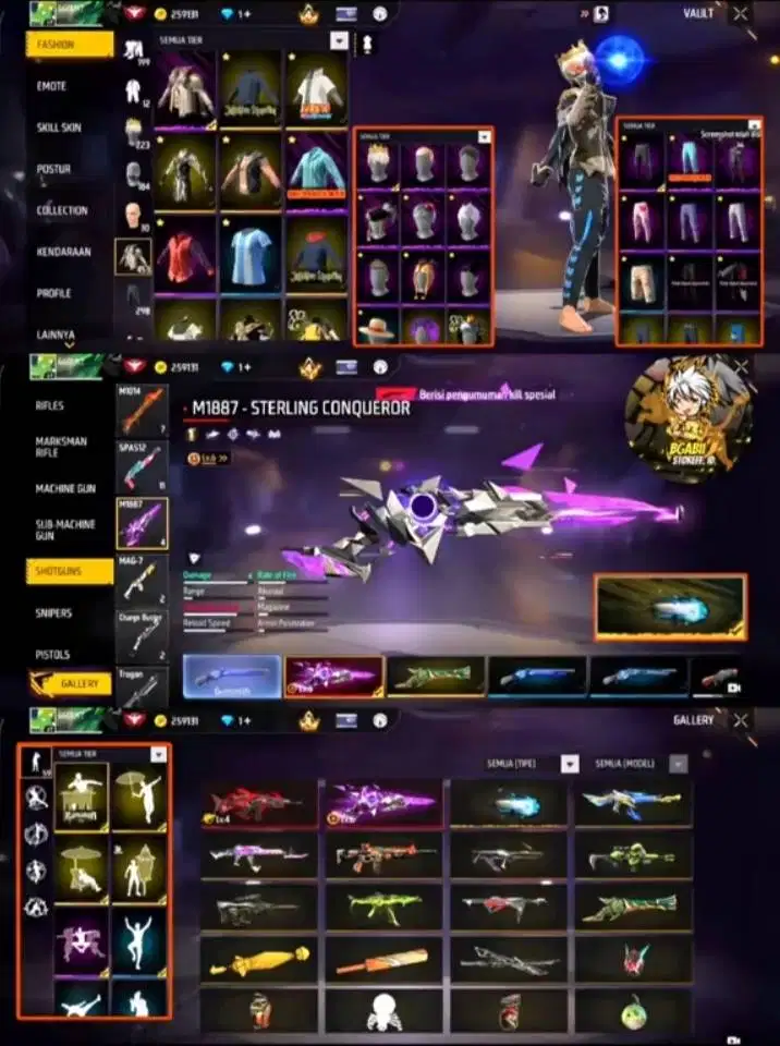 Akun bagus murah meriah