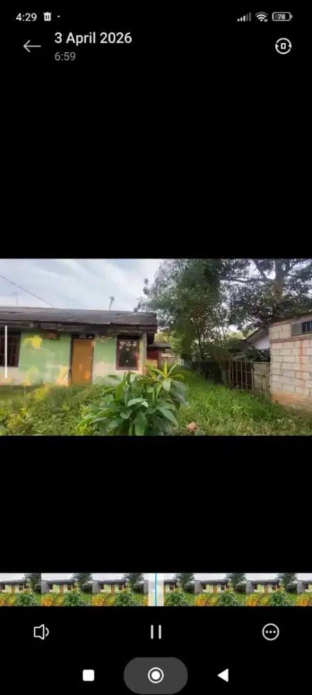 Dijual Tanah 200m SHM cuma 200jt nego