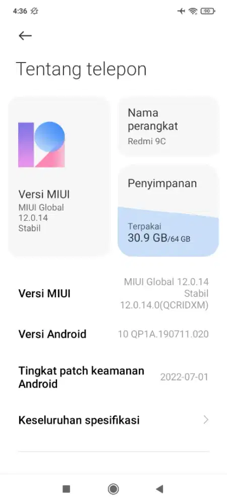 Xiaomi Redmi 9c 4/64
