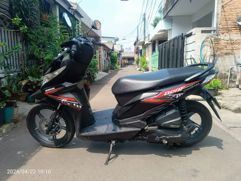 Honda Beat Tahun 2018 Surat Lengkap Taat Pajak Tangan Pertama