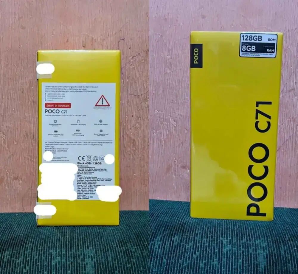 Poco C71 8/128Gb Hitam