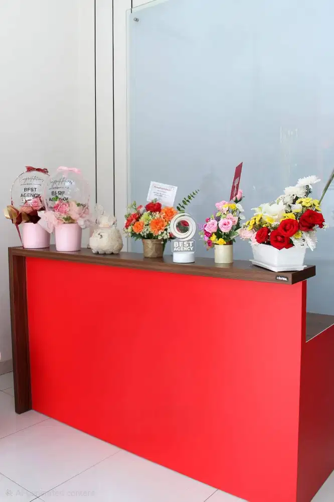 Meja Resepsionis merek Informa