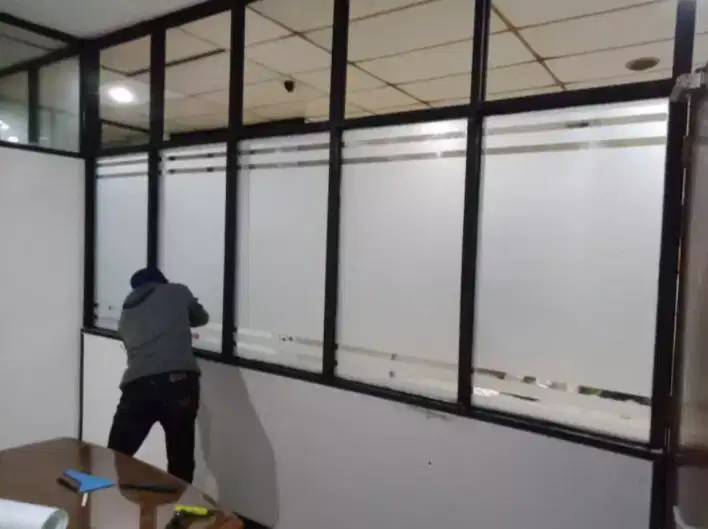 STIKER KACA MURAH STICKER SANDBLAST ES KACA FILM CUSTOM LOGO DLL