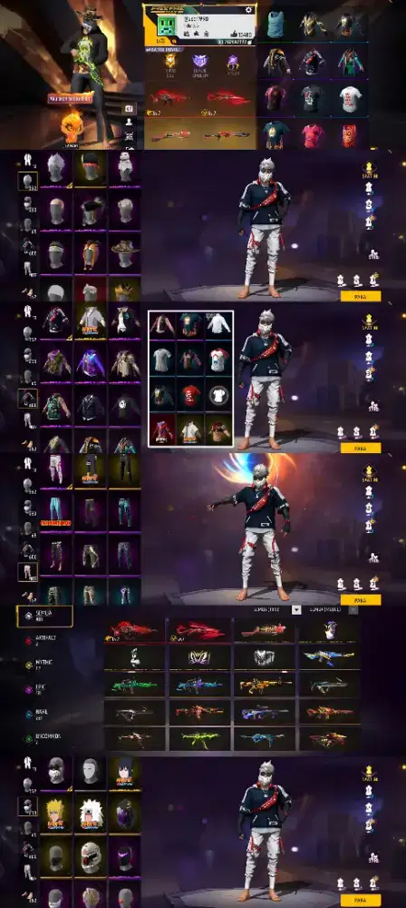 Akun free fire spek sultan cocok buat pamer