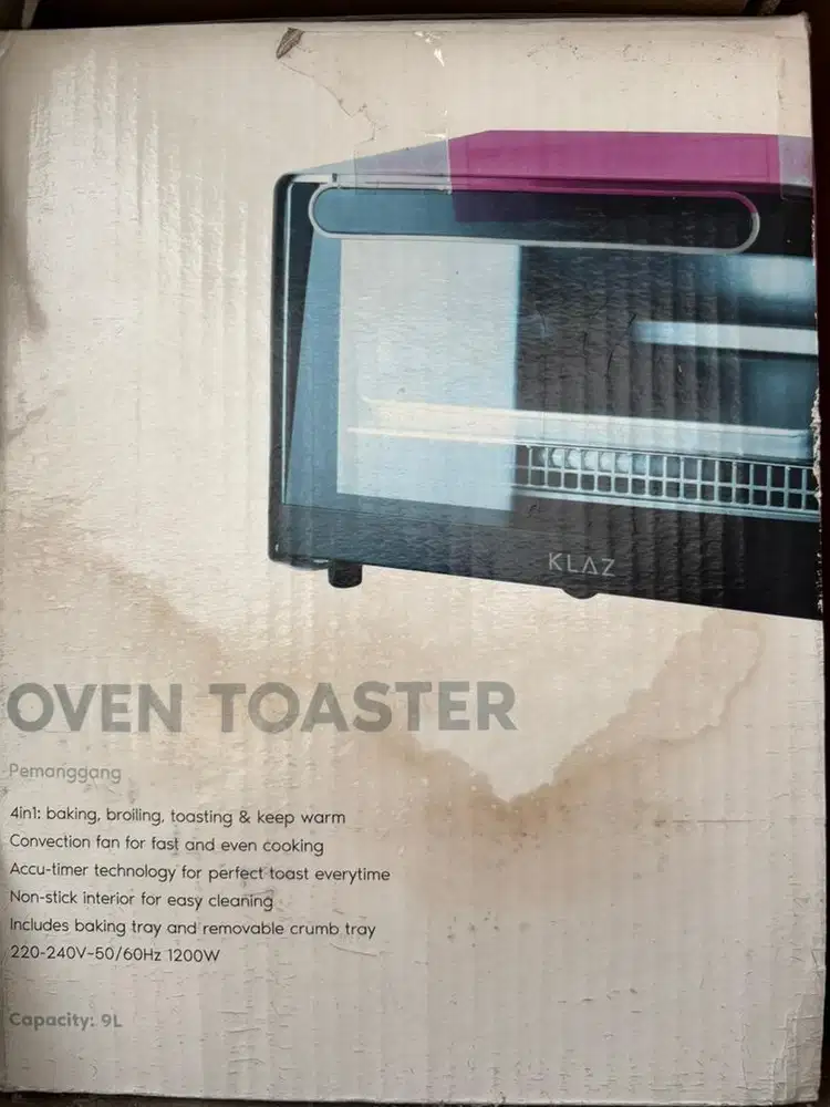 OVEN TOASTER KLAZ 9LITER