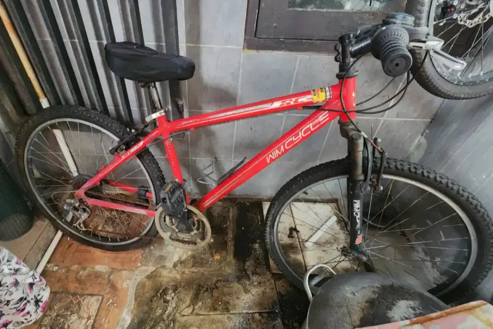 Jual sepeda bekas wimcycle 2 buah diobral murah harga nego