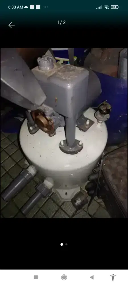 Pompa Air second 250 watt warna putih