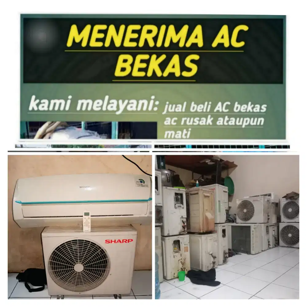 Terima ac bekas rusak