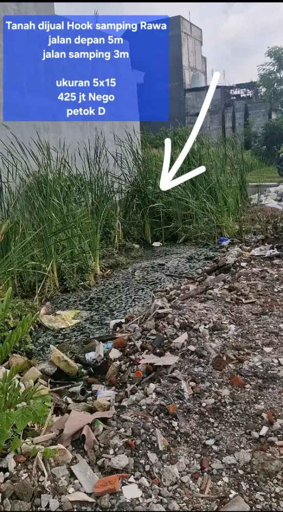 Bismillah Jual Tanah Lokasi Hook Bulak Kali Tinjang