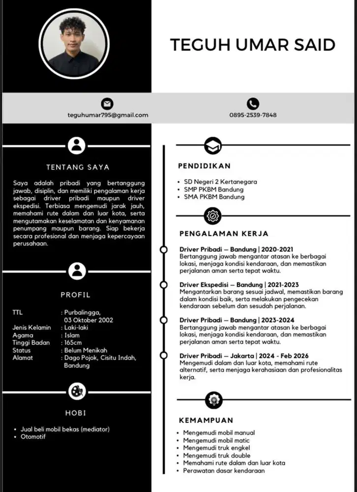 NYARI  PEKERJAAN driver supir