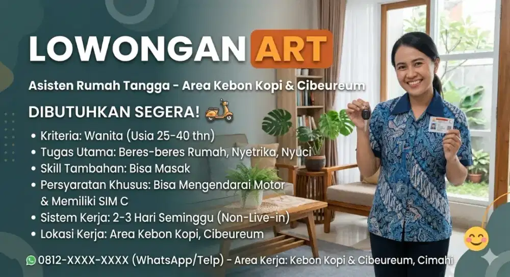 Lowongan Asisten Rumah Tangga