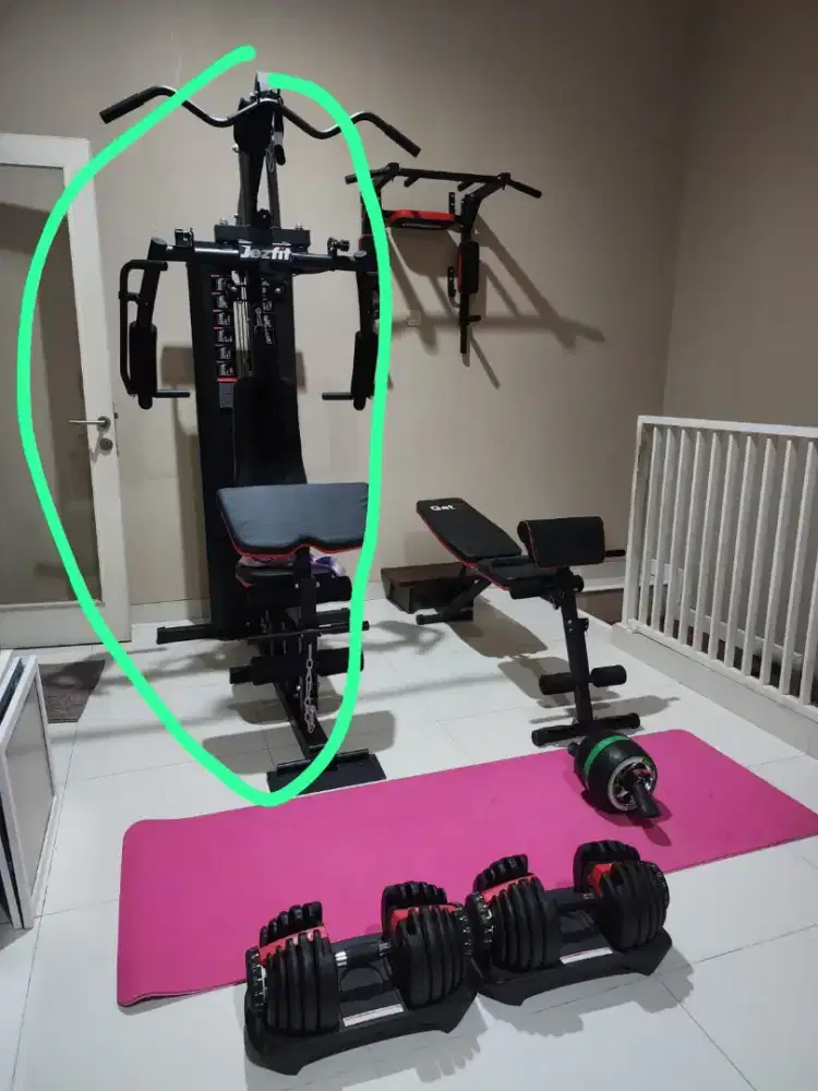 Home gym one-way merk Jezfit beban 72kg