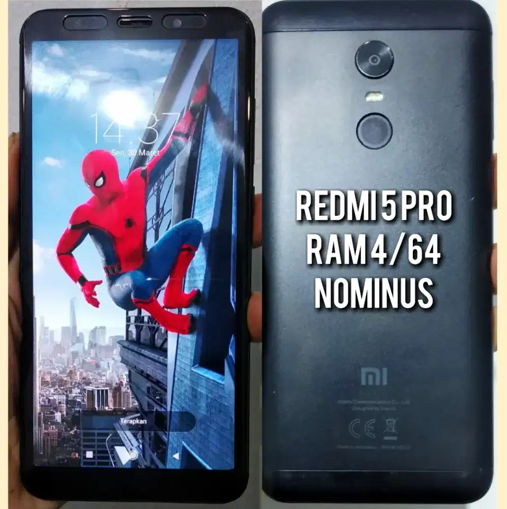 Redmi 5 plus pro ram 4/64 mulus nominus cod kranji