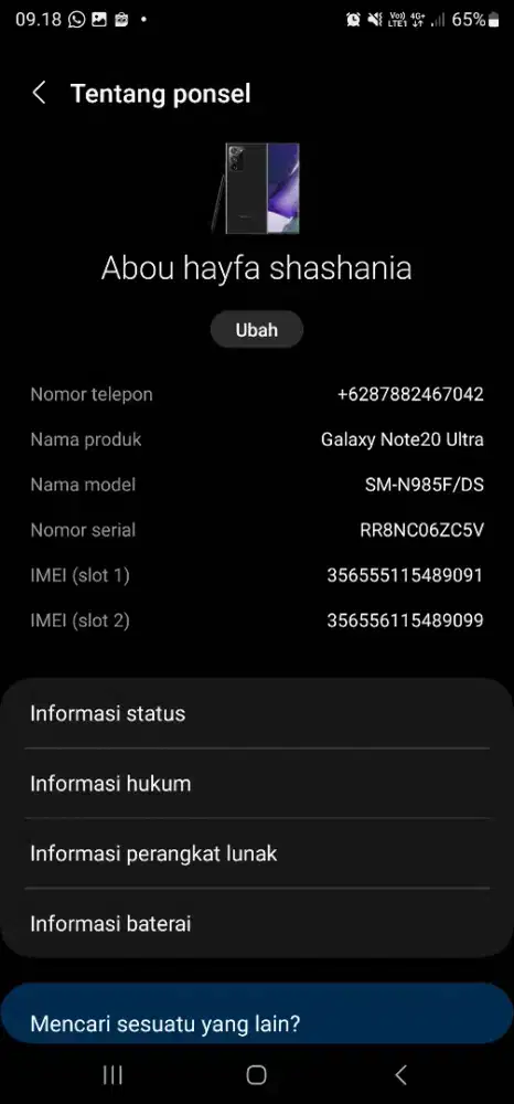 Samsung note 20 Pro black 8/512 mulus
