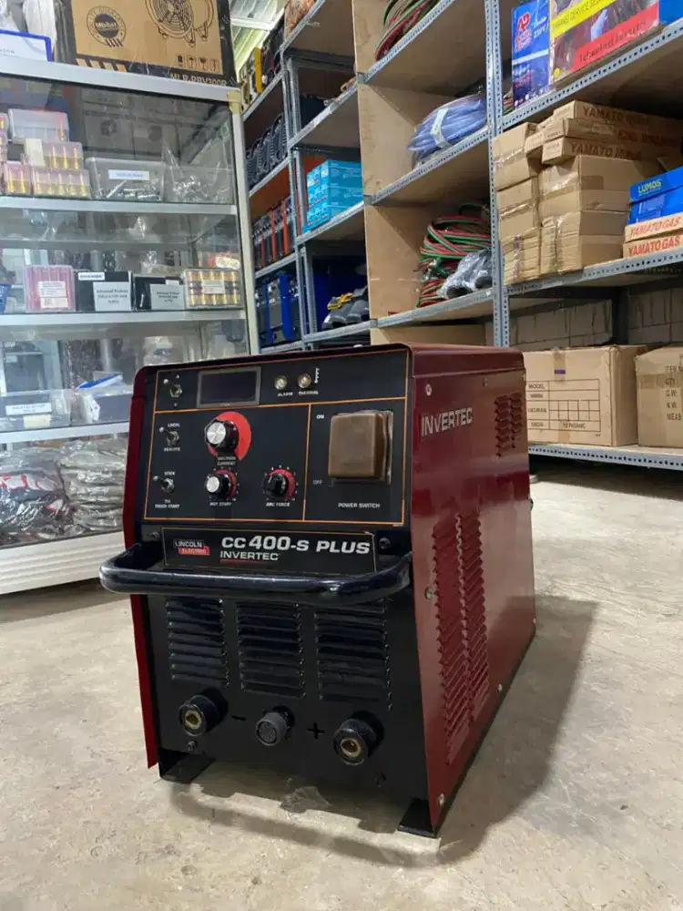 MESIN LAS BEKAS LINCOLN SECOND SMAW STIK LISTRIK 3PHASE IGBT DC