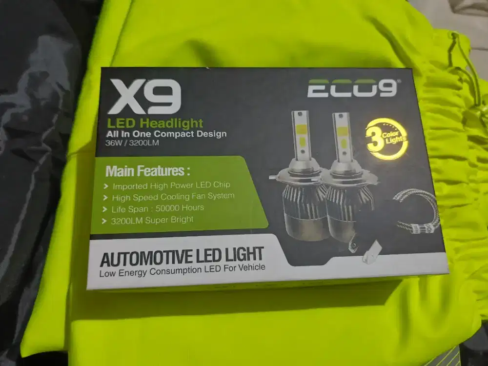 Led Luminos 3 warna Eco9 X9 - Kondisi bagus murah