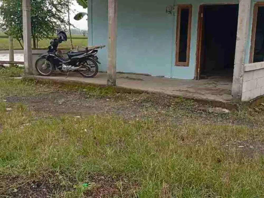 Tanah murah 289m² muka 18m,  bonus rumah, jalan 5m, 1km dari jalan raya solo - wonogiri, Baran Nguter Sukoharjo