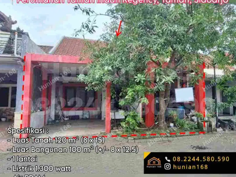 Rumah Perumahan Taman Indah Regency Sepanjang Town House Sidoarjo Kota Regenci Regensi Trosobo Kletek