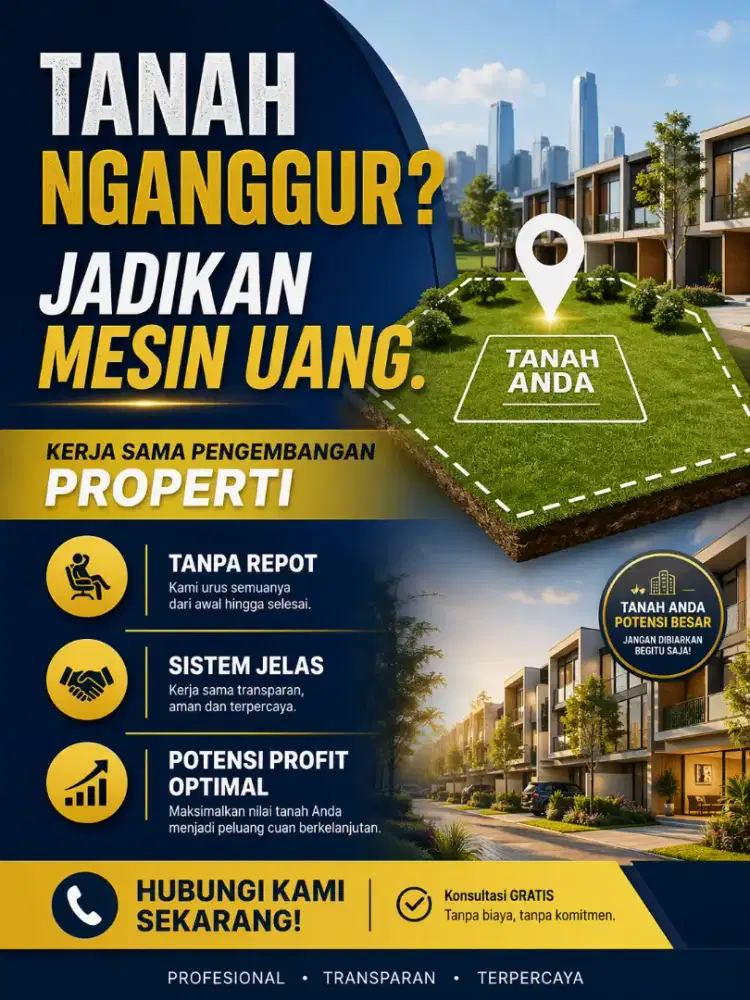 Punya Tanah Nganggur? Kerja Sama Properti Untung