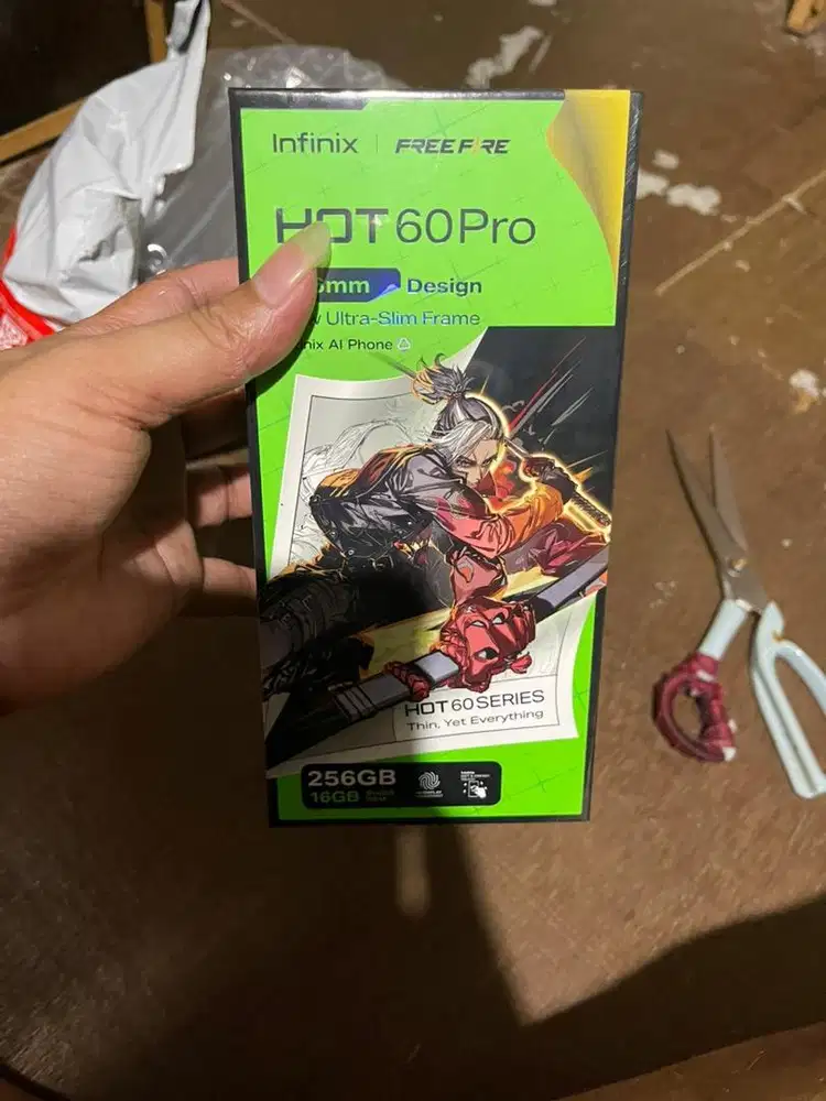 Infinix hot 60 pro silver 8/256 gb new