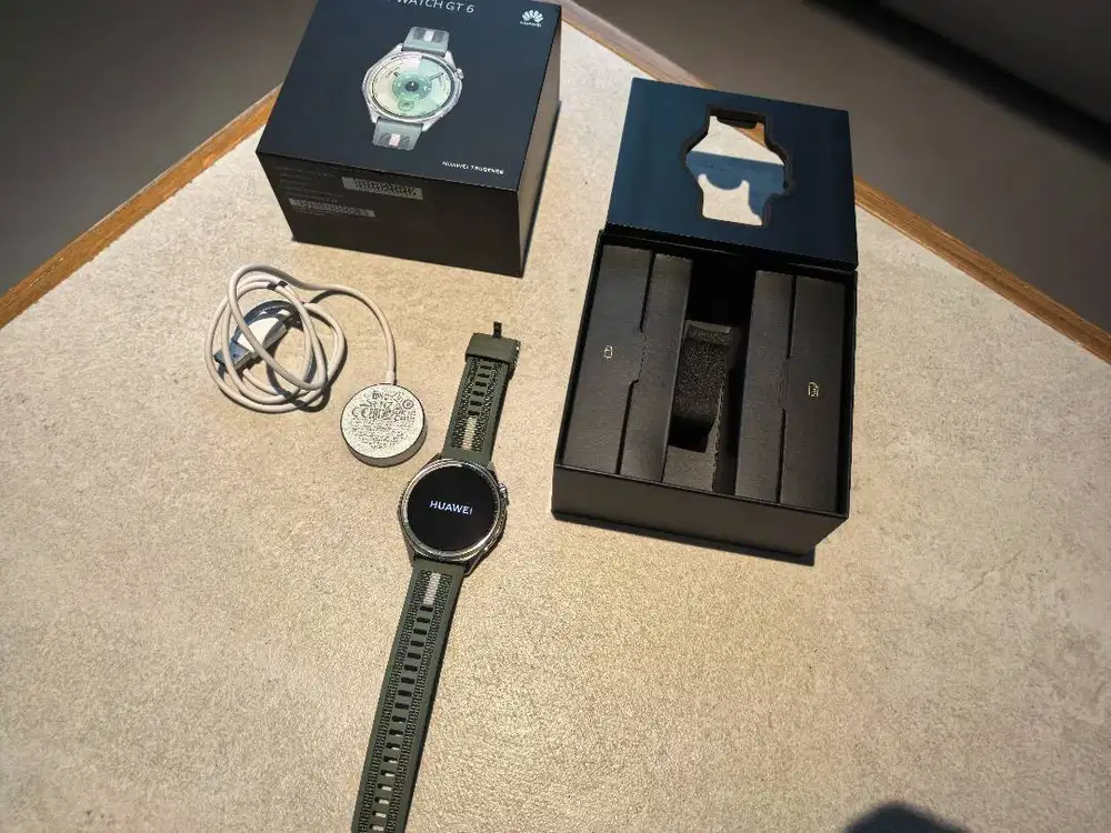 Huawei Watch GT 6 Green - HQ Unit - Mulus 99% Fullset