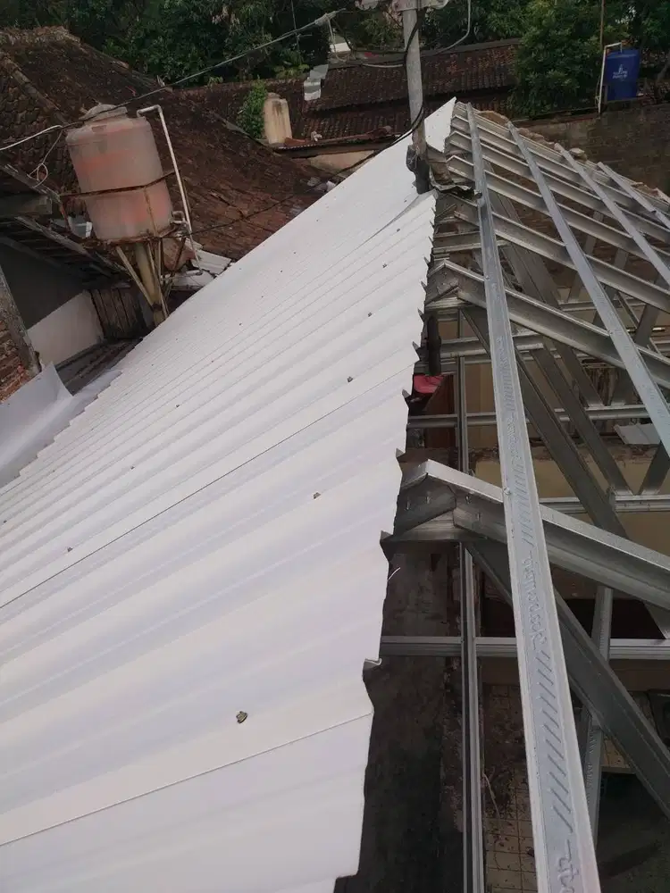Melayani Bongkar Renovasi Atap Dgn Baja Ringan UPVC ALDERON TERMURAH
