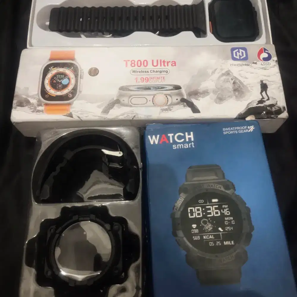 promo Smartwach harga 160 uda dapat 2 smartwach free ongkir