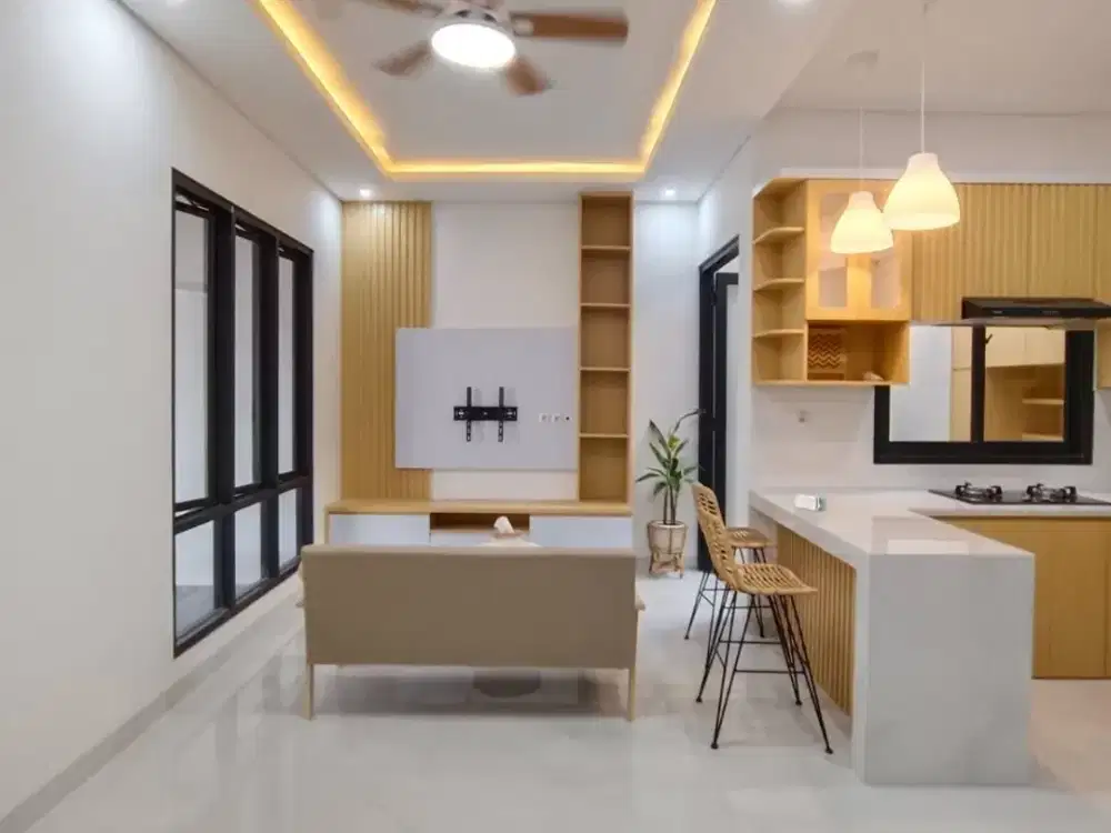 Cluster skandinavian mewah samping masjid kubah emas meruyung depok