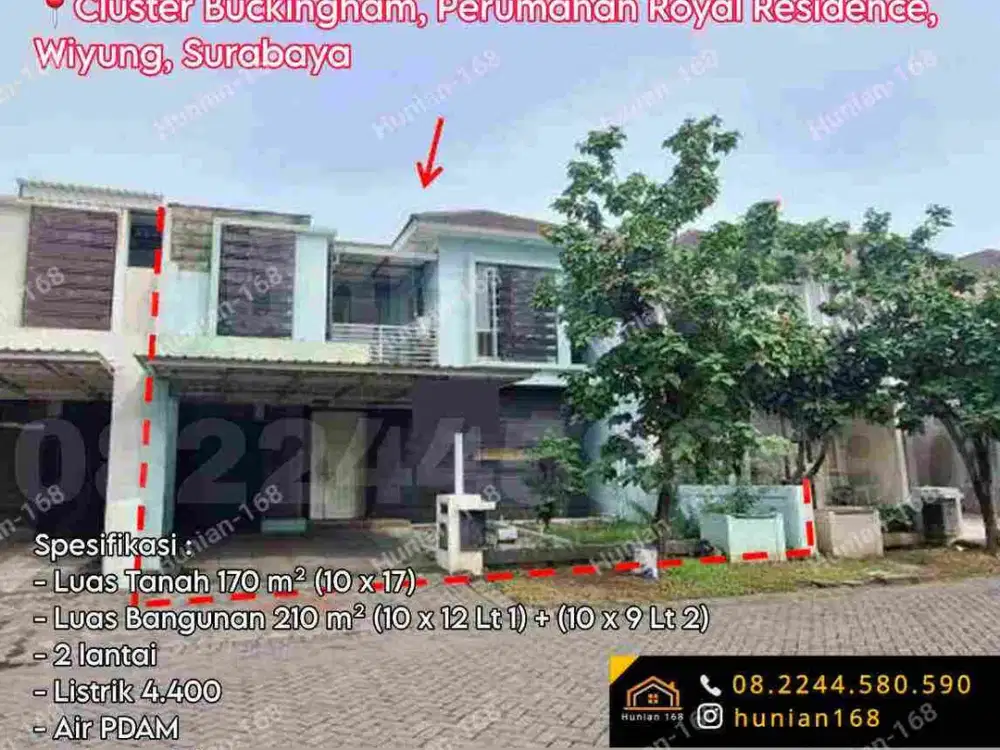 Rumah Baru Perumahan Raya Royal Residence Menganti Wiyung Cluster Buckingham Babatan Surabaya Barat Wisata Bukit Mas 1 2 Babatan Graha Sampurna