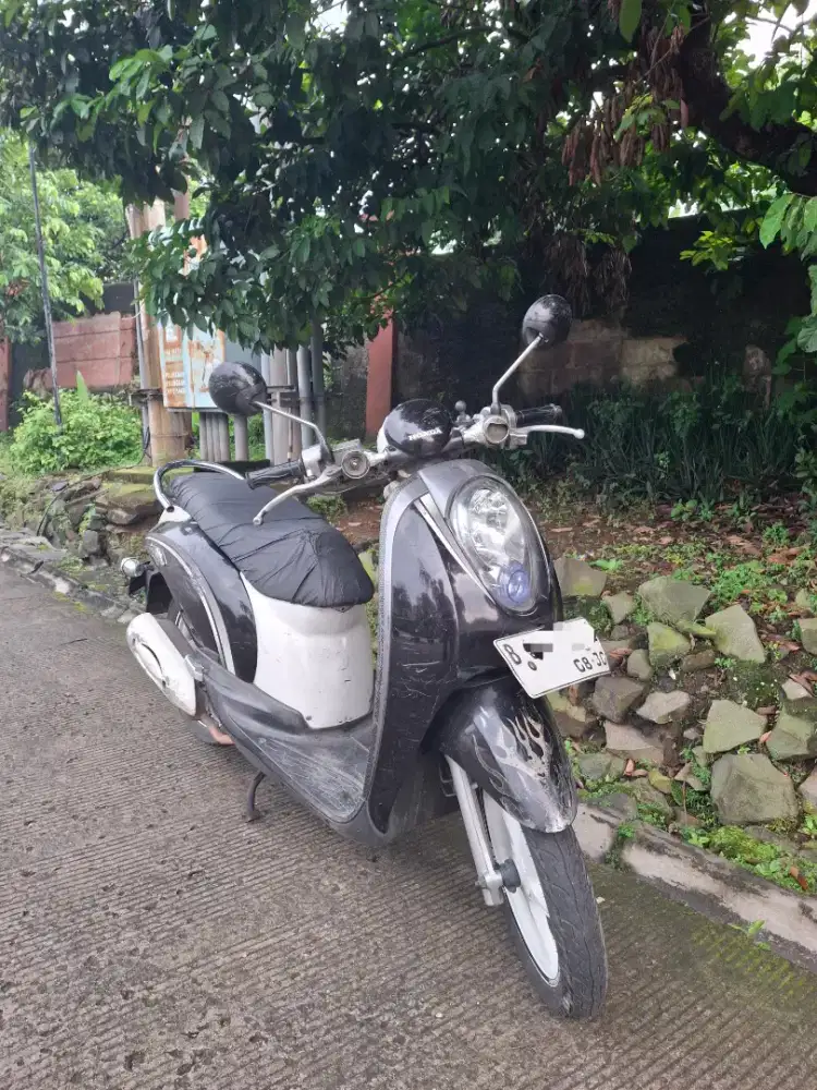 Honda Scoopy Karbu 2010 Plat B Pajak Hidup