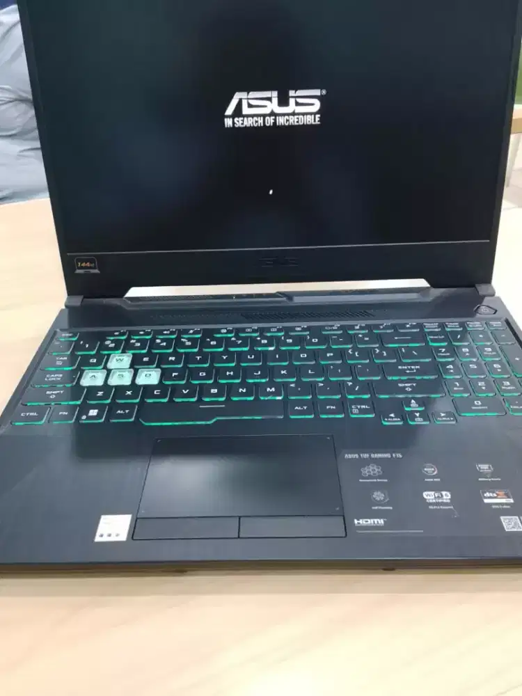 Asus TUF Gaming F15 FX506L Jarang dipakai kondisi mulus