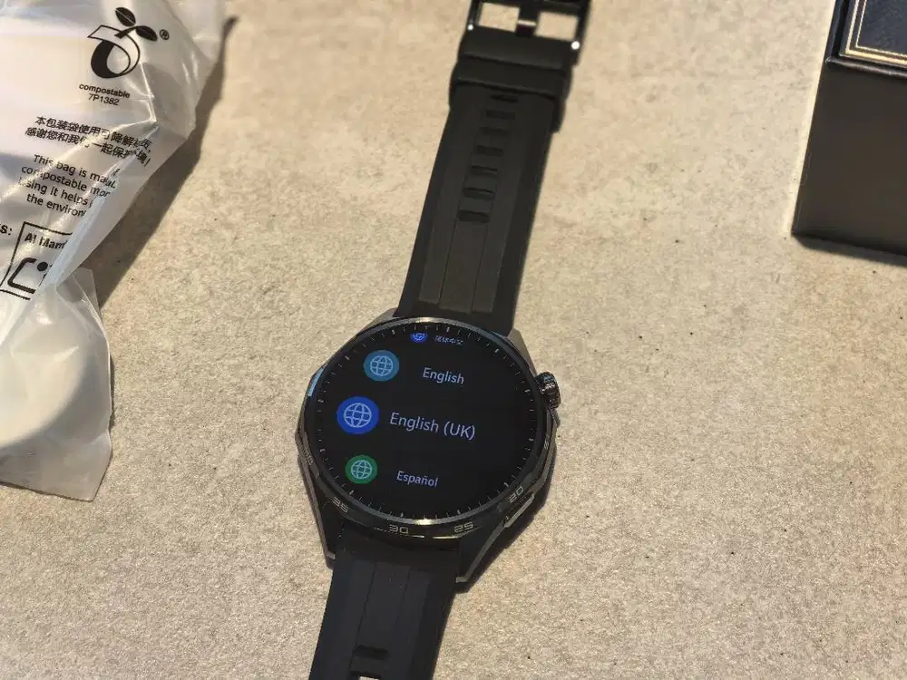 Huawei Watch GT 6 46mm Black - Ex Review Unit - Mulus 99% Fullset