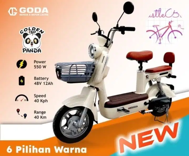 Goda panda banyak varian warna