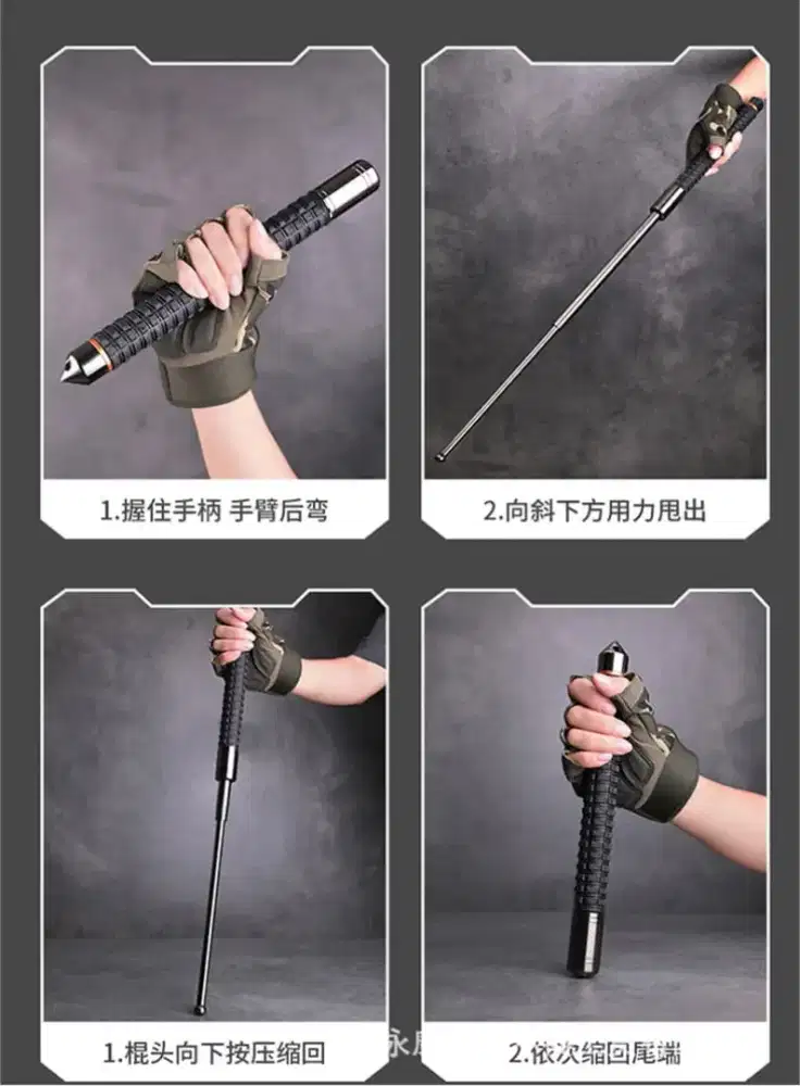 TONGKAT BATON STICK ALAT JAGA DIRI UKURAN 100CM