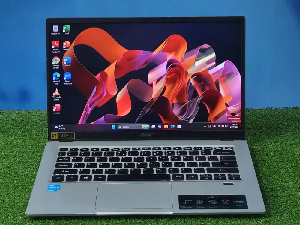 JUAL CEPAT LAPTOP ACER SWIFT 1 SF114-34 INTEL PENTIUM N6000 SSD 512 GB