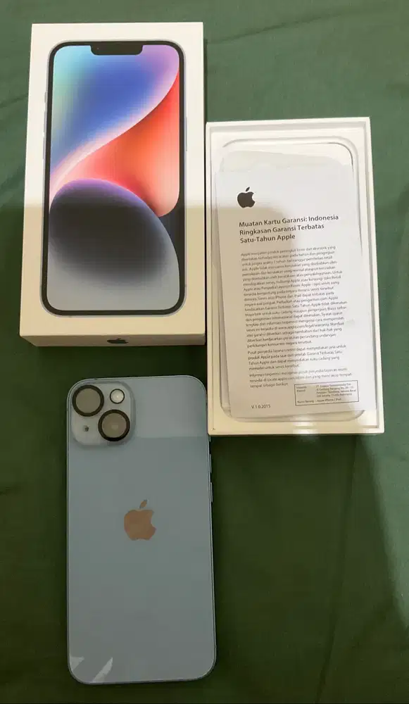 IPHONE 14 128GB Blue IBOX (SECOND) - NEGO
