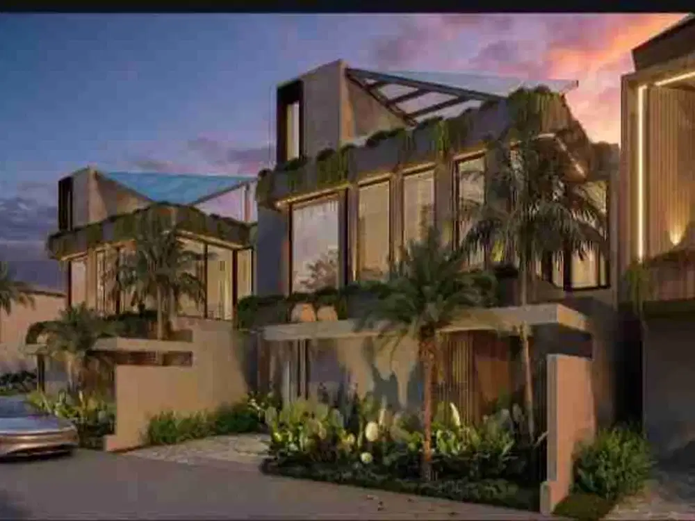 Dijual rumah baru 2 lantai 3BR private plunge pool dengan rasa resort dengan 3 view keren di kuta selatan akses jimbaran