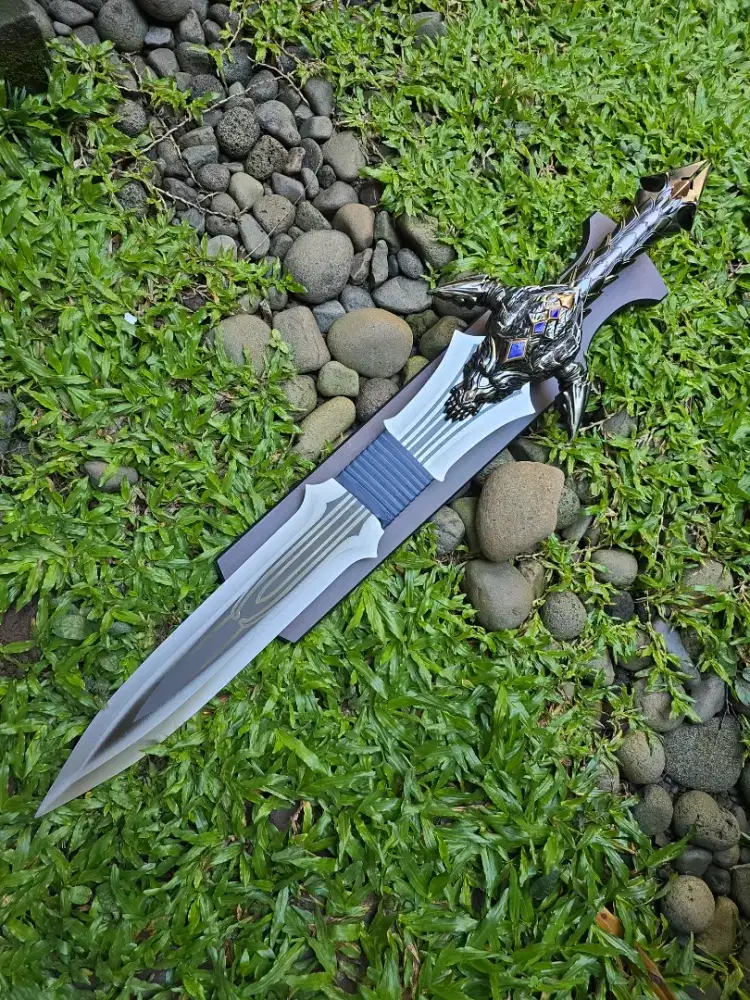 PEDANG REPLIKA GAMING MOVIE Anduin Lothar Sword world of warcraft