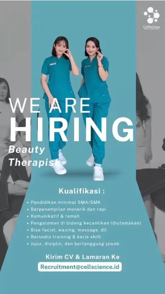 Beautician / Beauty Therapist