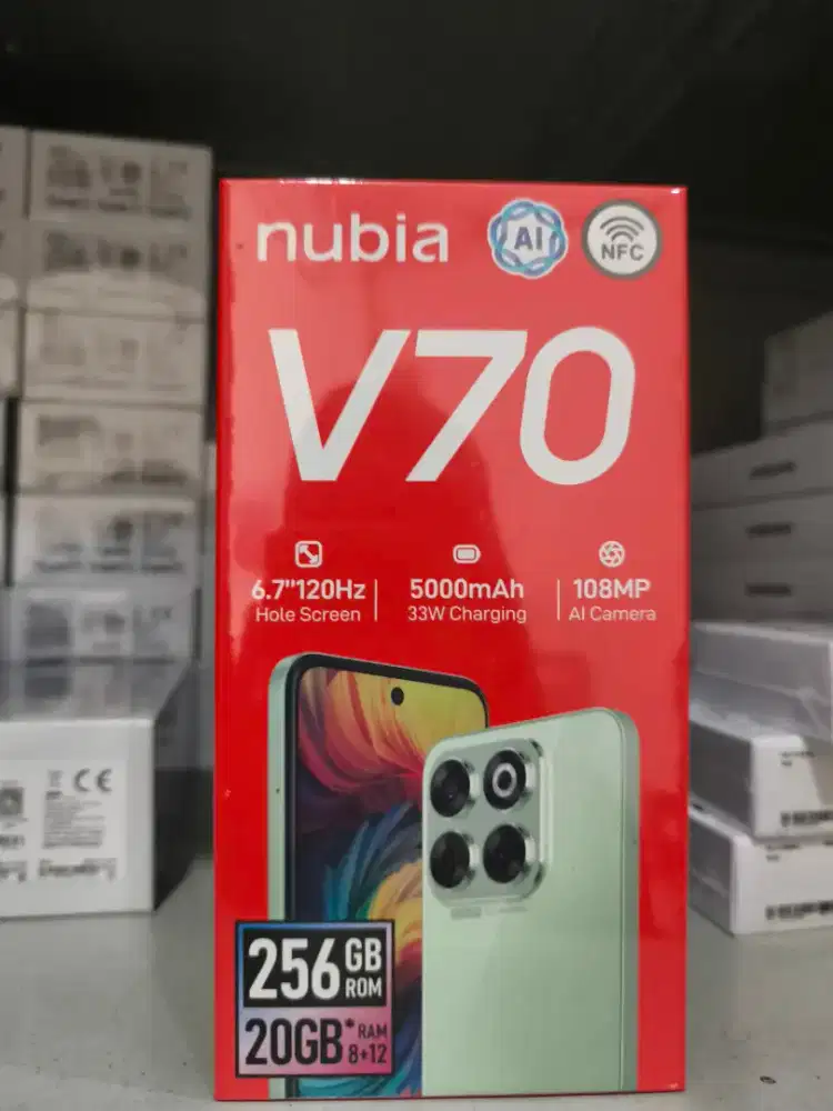 Nubia v70 8/256 news garansi resmi promo Bandung
