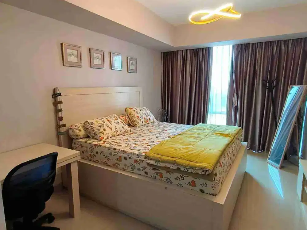 U Residence 1 apartment, lantai bawah , dekat kampus UPH, full furnished, dan connection supermal Karawaci