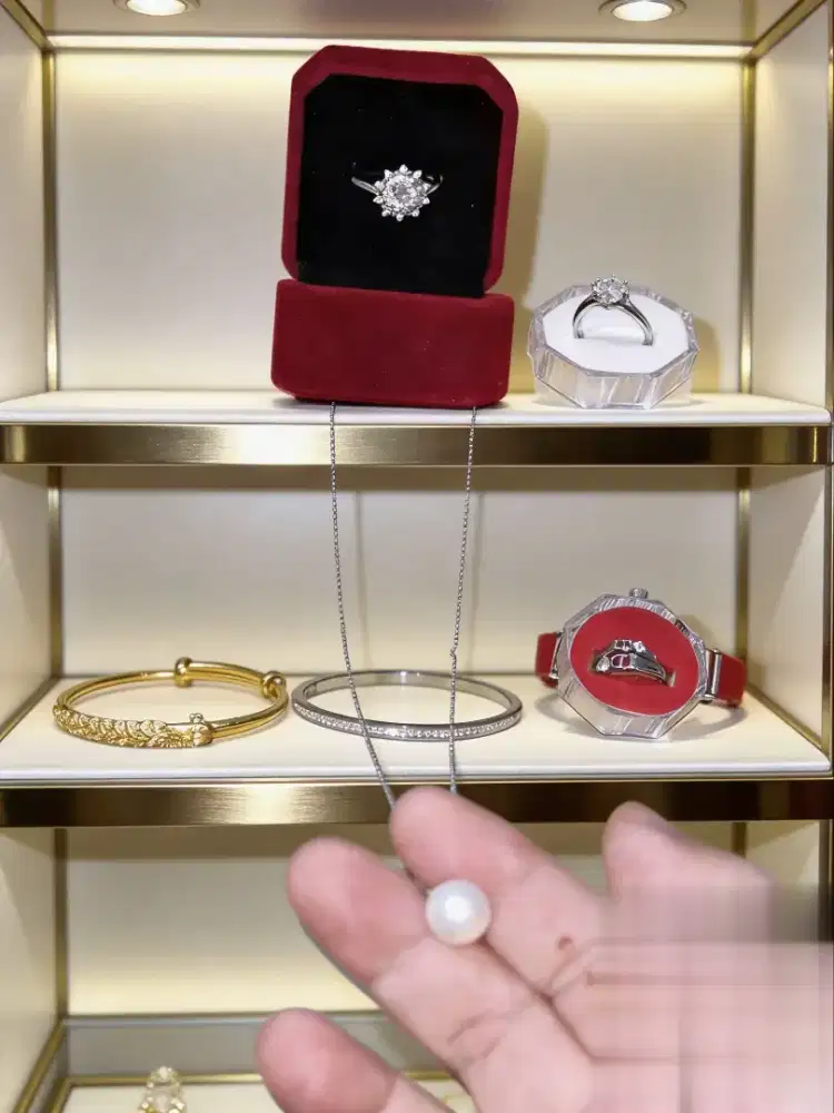 Perak asli murni anti karat anti luntur ada gelang,cincin,kalung