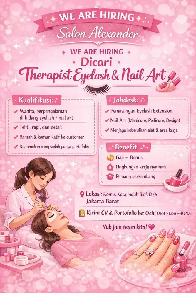 Therapist Eyelash & Nail Art